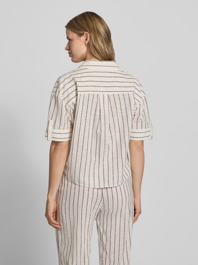 ONLY Regular Fit Hemdbluse aus reiner Baumwolle Modell 'TIZANA' Offwhite 5