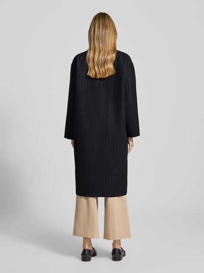 WITHBLACK Jas met reverskraag Marineblauw gemêleerd - 5