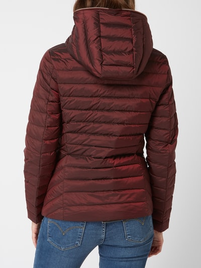 Christian Berg Woman Selection Daunenjacke mit Steppungen und Kapuze Bordeaux Rot 4