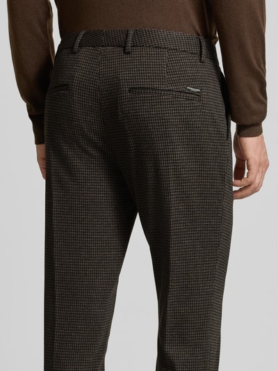 Scotch & Soda Stoffhose mit Gesäßtaschen Dunkelbraun 3