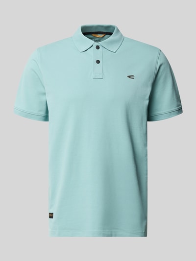 camel active regular fit poloshirt in effen design Lichtblauw - 2