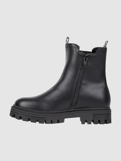 Tom Tailor Boots in Leder-Optik Schwarz 3
