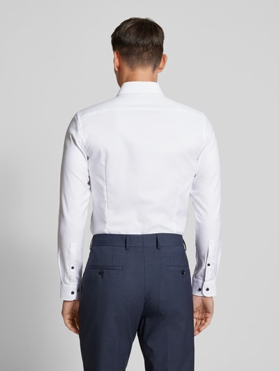 Jake*s Super Slim Fit Business-Hemd mit Kentkragen Weiss 5