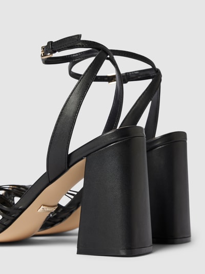 Guess High heels met labeldetail, model 'KEELAN' Zwart - 2