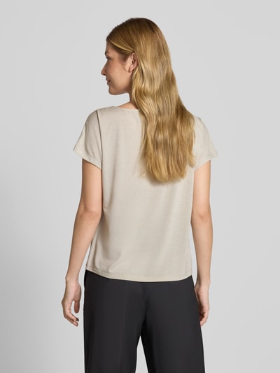 s.Oliver BLACK LABEL Relaxed Fit T-Shirt aus Viskose-Mix Beige 5