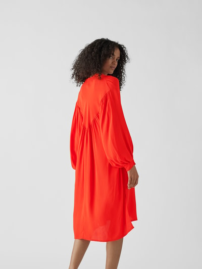 Forte Forte Blusenkleid mit Seitenschlitzen Orange 5