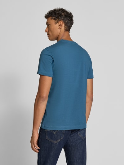 Tom Tailor Slim fit T-shirt van katoenmix
 Oceaanblauw - 5