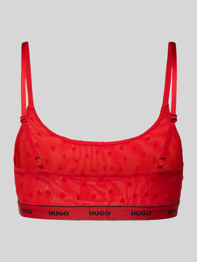 HUGO Bralette mit Strukturmuster Rot 3