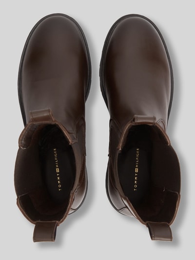 Tommy Hilfiger Laarsjes van echt rundleer Donkerbruin - 4
