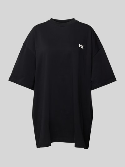 Karo Kauer Oversized T-Shirt mit Label-Print Black 1