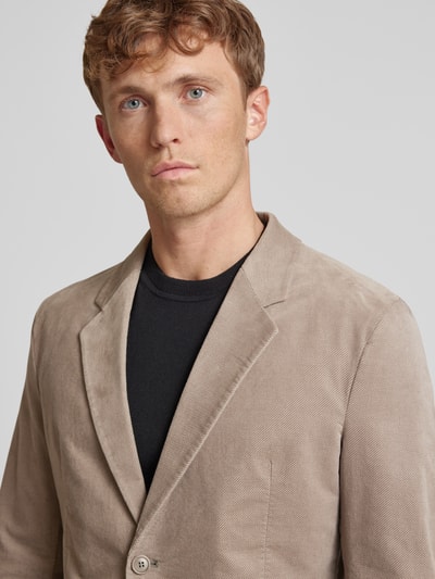 Drykorn Slim fit colbert met reverskraag, model 'Marls' Beige - 3