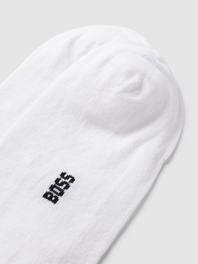 BOSS Sneakersocken mit Label-Detail im 2er-Pack Weiss 2