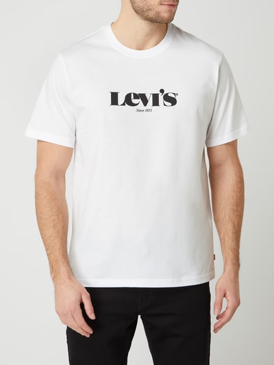 Levi's® T-shirt z bawełny Biały 4