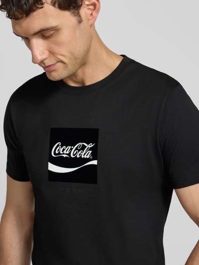 Antony Morato T-shirt met labelprint Zwart - 3