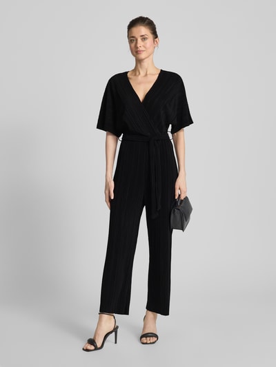 YAS Jumpsuit in Wickel-Optik Modell 'OLINDA' Black 1