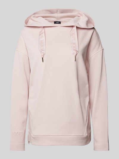 JOOP! Hoodie met labelstitching Roze - 2