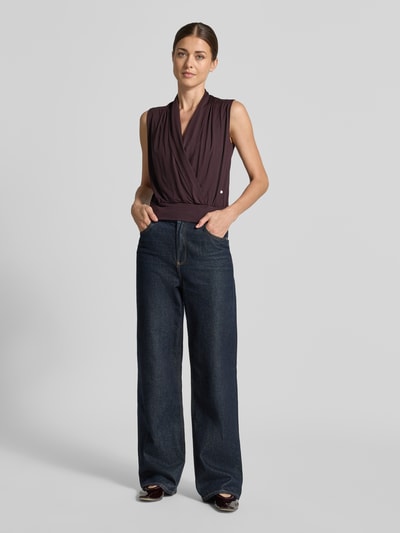 windsor. Regular Fit Bluse aus Lyocell-Mix Bordeaux 1