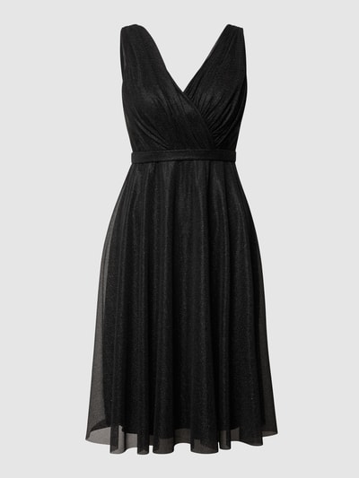 TROYDEN COLLECTION Cocktailkleid mit Glitter-Effekt Black 2