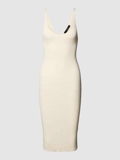 Vero Moda Sukienka mini z dekoltem w kształcie serca Écru 2