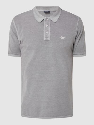 JOOP! Jeans Modern Fit Poloshirt aus Baumwolle Modell 'Ambrosio' Silber 2