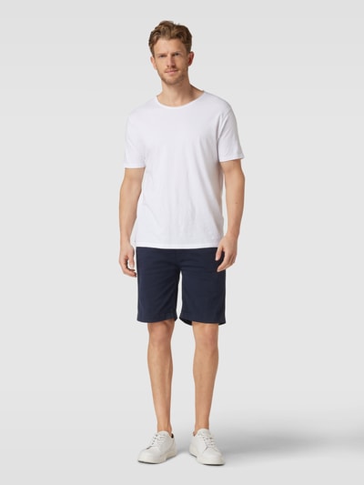 Casual Friday Chino-Shorts im 5-Pocket Design Marine 1