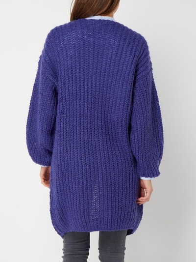 MSCH Copenhagen Longcardigan aus Mouline blau online kaufen