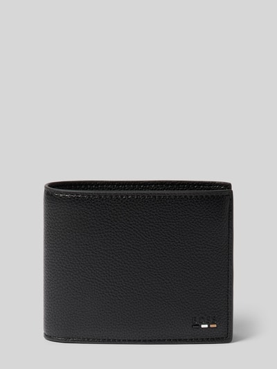 BOSS Portemonnaie mit Label-Detail Modell 'Ray' Black 1