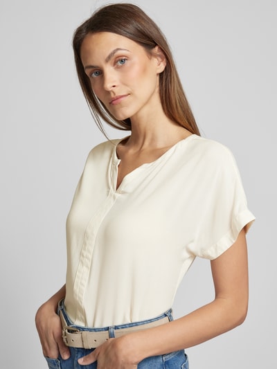 Soyaconcept Blouse met tuniekkraag, model 'Radia' Offwhite - 3