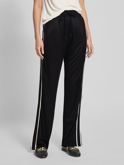 The Upside Trainingsbroek met contraststrepen en elastische band Zwart - 4