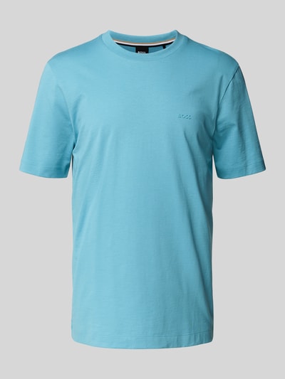 BOSS Regular Fit T-Shirt aus reiner Baumwolle Modell 'THOMPSON 01' Bleu 2