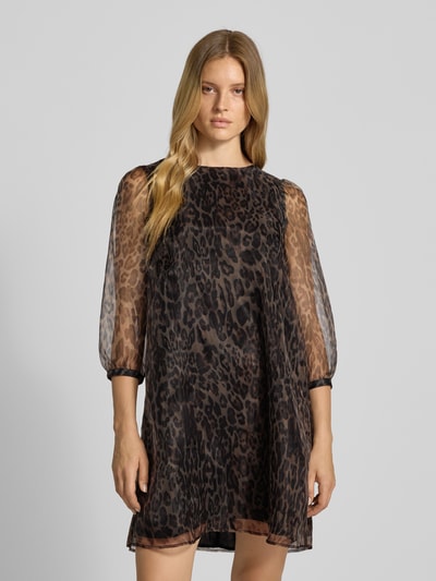 Christian Berg Woman Selection Sukienka o długości do kolan z rękawem o dł. 3/4 Beżowy 4