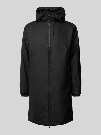 RAINS Jacke in Überlänge Modell 'LOHJA' Black 2