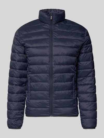 Only & Sons Kurtka pikowana o kroju regular fit z kieszeniami zapinanymi na zamek błyskawiczny model ‘GAVIN’ Ciemnoniebieski 2