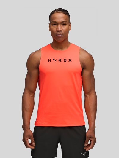 PUMA Performance PUMA x HYROX - Regular Fit Tank Top aus feuchtigkeitsregulierendem Material Neon Rot 3