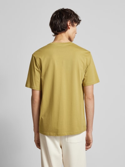 Jack & Jones T-Shirt mit Label-Print Modell 'VESTERBRO' Khaki 5