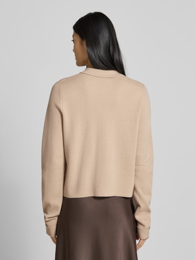 Christian Berg Woman Selection Overhemdjack met knoopsluiting Zand - 5