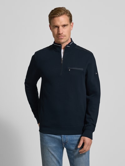 bugatti Bluza ze stójką model ‘Selanik’ Granatowy 4