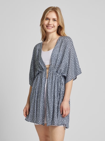 TOMMY HILFIGER Cover-Up Kleid mit offener Front Dunkelblau 4