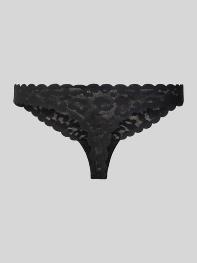 HUGO String mit Label-Detail Black 3