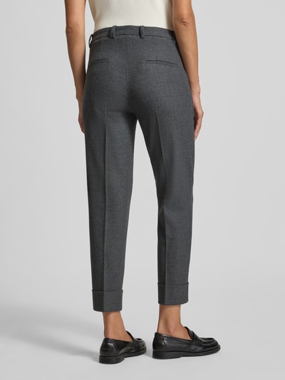 Cambio Regular fit stoffen broek met verkorte pasvorm, model 'KRYSTAL' Antraciet - 5