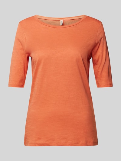 Soyaconcept T-Shirt mit Rundhalsausschnitt Modell 'Babette' Orange 2