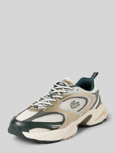 Lacoste Sneaker mit Kontrastbesatz Modell 'STORM' Gold 1