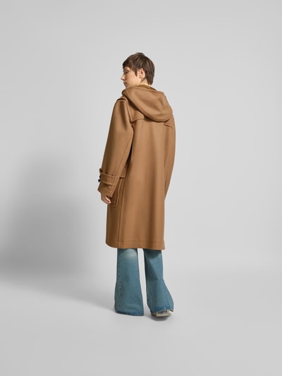 Victoria Beckham Mantel mit Kapuze Camel 5