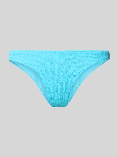 Productfoto, Bikini-Slip met labeldetail model 'NAIDA' van Banana Moon, turquoise, gestructureerde stof, aansluitende snit, dames bikini-slip