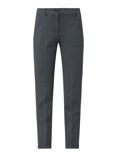 OPUS Stoffhose mit Webmuster Modell 'Melina fresh' Marine 2