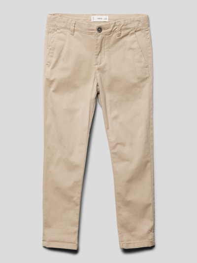 Mango Regular Fit Hose im 5-Pocket-Design Modell 'piccolo' Beige 1