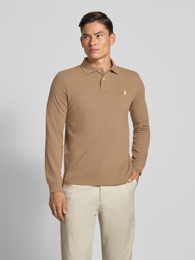 Polo Ralph Lauren Poloshirt mit Label-Stitching Graphit 4