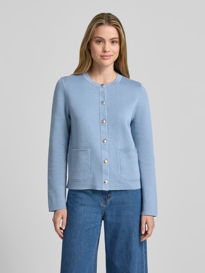 Tommy Hilfiger Regular Fit Wende-Cardigan aus Baumwoll-Mix Hellblau 4