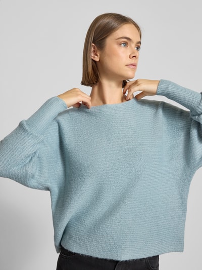 ONLY Regular Fit Strickpullover mit Fledermausärmel Modell 'DANIELLA' Ocean Melange 3