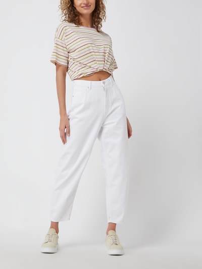 Scotch & Soda Cropped Girlfriend Fit Jeans aus Bio-Baumwollmischung  Offwhite 1